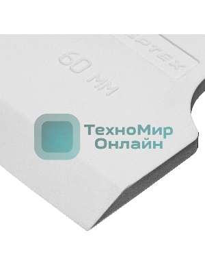 Шпатель Сибртех белая резина, 60 мм