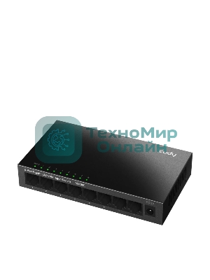 Коммутатор Cudy GS108E (L2+) 8x1 Гбит/с настраиваемый