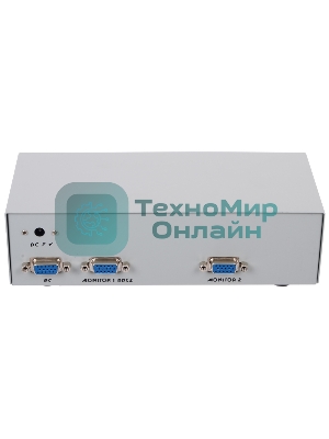 Разветвитель GVS122 Разветвитель сигнала VGA на 2 монитора (Gembird)
