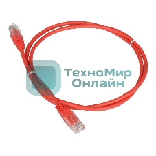 Патч-корд LANMASTER TWT UTP cat.5e, с заливными колпачками, 0.3 м, оранжевый