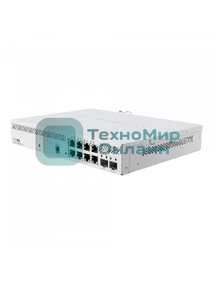 Коммутатор MikroTik CSS610-8P-2S+IN PoE-коммутатор, 8х 1G RJ45, 2х SFP+, раздача PoE 140 Вт, SwitchOS Lite
