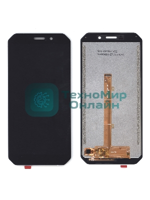 Дисплей для Doogee S51 в сборе с тачскрином черный