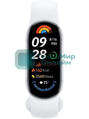Фитнес-браслет Xiaomi Smart Band 9 Glacier серебристый/серебристый