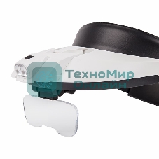 Бинокуляр монтажный Rexant, 1.2х, 1.8х, 2.5х, 3.5х с 2хLED подсветкой