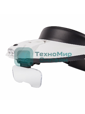 Бинокуляр монтажный Rexant, 1.2х, 1.8х, 2.5х, 3.5х с 2хLED подсветкой