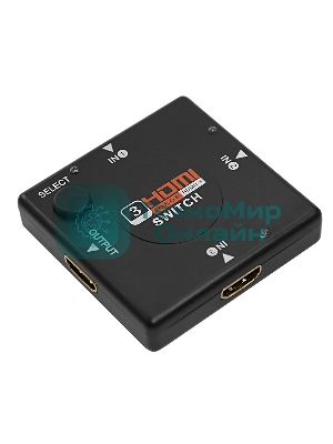 Переключатель Rexant гнездо HDMI на 3 гнезда HDMI, без питания, пластик