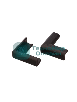 Набор: тонкая мягкая универсальная лента для крепления на острые края (NBR,14x4x2000 мм) + 4 мягкие насадки-протектора 