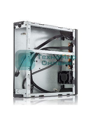 Компьютерный корпус с блоком питания 120 Ватт/ Foxline FL-L01-AD120-D65 mITX case (1L),w/2xUSB3.0, VESA, CPU cooler, w/120W pwr adapter, w/pwr cord