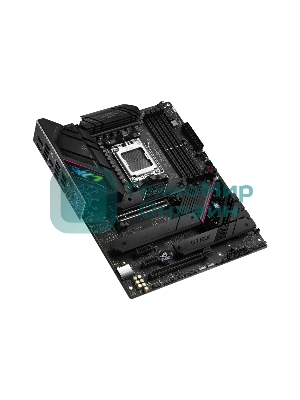 Материнская плата ASUS ROG STRIX B650E-F GAMING WIFI, AM5, AMD B650, 4xDDR5, 4xSATA, 3xM.2, 1xPCI-E 5.0 x16, 1xPCI-E 4.0 x4, 2xPCI-E x1, 1xHDMI, 1xDP, 1x 2.5Gb LAN, 4xUSB-A 2.0, 4xUSB-A 3.2 Gen 1, 2xUSB-A 3.2 Gen 2, 1xUSB-C 3.2 Gen 2, 1xUSB-C 3.2 Gen 2x2, 5x3.5 мм, 7.1, ATX