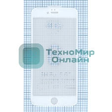 Защитное стекло 4D для Apple iPhone 6/6S Plus белый