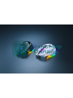 Мышь беспроводная/проводная Razer Basilisk V3 Pro 35K белый, 35000 dpi, радиоканал, Bluetooth, USB, кнопки - 11