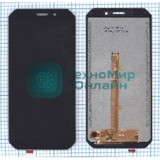 Дисплей для Doogee S51 в сборе с тачскрином черный