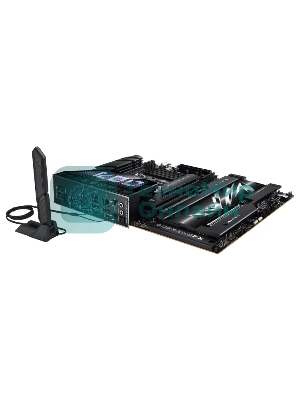 Материнская плата ASUS ROG CROSSHAIR X870E HERO, AM5, AMD X870E, 4xDDR5, 4xSATA, 5xM.2, 2xPCI-E 5.0 x16, 1xHDMI, 2xUSB-C (видео), 2x 5Gb LAN, 6xUSB-A 3.2 Gen 2, 2xUSB-C 3.2 Gen 2, 2xUSB4, 2x3.5 мм, 7.1, ATX