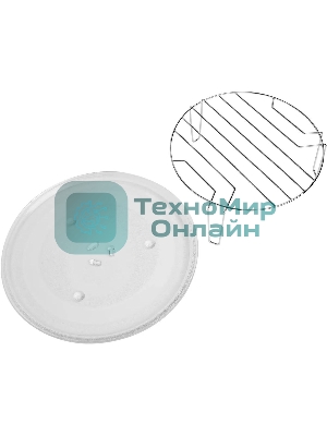 Микроволновая печь Midea AM825P2ET-W белый, 25 л, 800 Вт, переключатели - кнопки, поворотный механизм