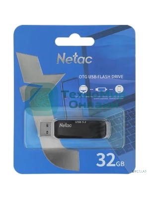 Флешка USB Netac US11 32Gb USB 3.0+TypeC Dual Flash