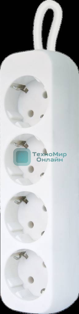 Удлинитель Defender E450 белый 5.0 м, 4 розетки 