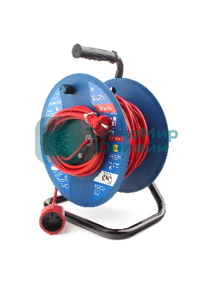 Силовой удлинитель на катушке Power Cube PC20202, 10 А/2,2 кВт, 40 м, 1 розетка б/з