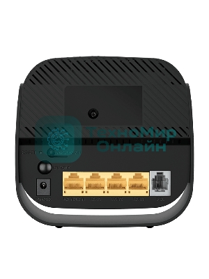 Роутер беспроводной D-Link DSL-2640U/R1A ADSL2+ черный ANNEX А