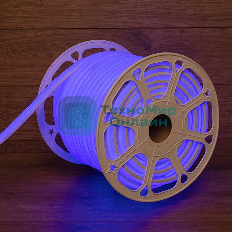 Гибкий неон Neon-night LED SMD, форма – D, 16х16 мм, синий, 120 LED/м, бухта 50 м