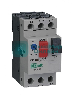 Выключатель автоматический защиты двигателя 3P 1.6-2.5А 100кА ВА-431 SchE 21226DEK