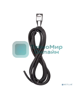 Трубa автомобильная гофрированная ПП Rexant Ø9,8 мм, разрезная, бухта 10 м/уп.