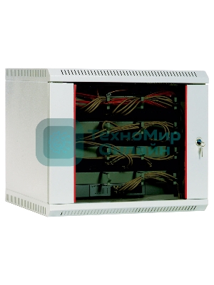 Шкаф телеком. настен, 9U, 600x650 дверь стекло (ШРН-9.650) (1 коробка)