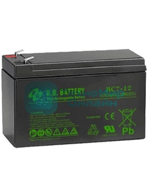 Батарея для ИБП B.B.Battery BC 7.2-12 (12V 7.2Ah)