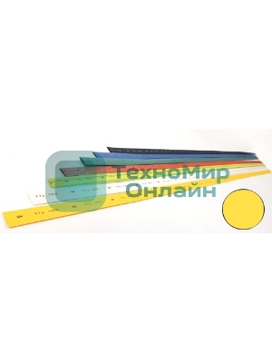 Термоусадочная трубка ТТУ 8/4 желтая 1 м UDRS-D8-1-K05 IEK