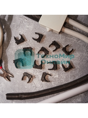 Крепеж-клипса для монтажного пистолета Rexant Ø 25 мм, черная (50 шт/уп)