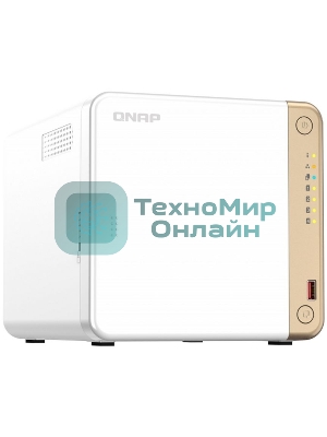 Сетевое хранилище NAS Qnap Original TS-462-4G 4-bay настольный Celeron N4505