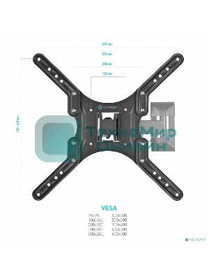Кронштейн ONKRON M2 для телевизора 26