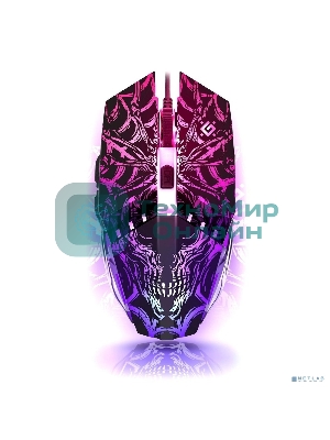 Мышь проводная Defender Prototype GM-670L черный, 2400 dpi, USB, кнопки - 6