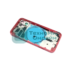 Задняя крышка (корпус) в сборе с рамкой для Apple iPhone 12 Mini красный
