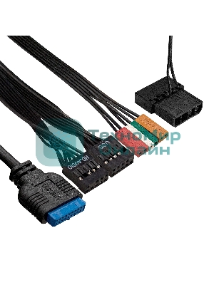 Компьютерный корпус Minitower ExeGate mEVO-9302-RGb (mATX, без БП, 2хUSB+1хUSB 3.0, HD аудио, черный с RGb подсветкой)