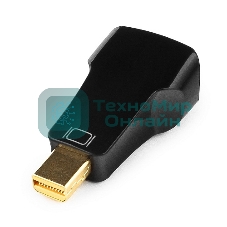 Переходник miniDisplayPort - VGA, Cablexpert A-mDPM-VGAF-01, 20M/15F, черный, пакет