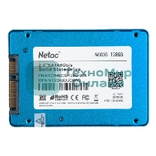 Накопитель SSD Netac N600S, 128Gb, SATA III, 2.5