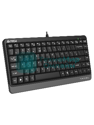 Клавиатура проводная A4Tech Fstyler FKS11, USB, черный/серый