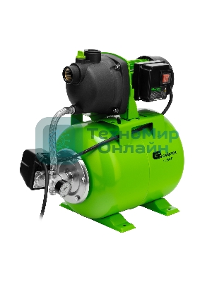 Насосная станция Сибртех НС850-П, 850 Вт, напор 42 м, 3500 л/ч, ресивер 19 л