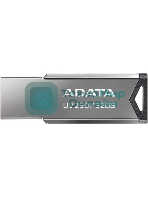 Флешка USB ADATA UV250 (AUV250-32G-RBK), 32Gb, USB 2.0, R/W 25/10, серебристый