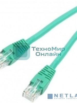 Патч-корд UTP Cablexpert cat.6, 1м, литой, многожильный, зеленый