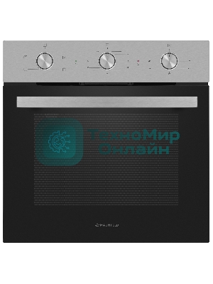 Шкаф духовой электрический Maunfeld AEOC6040S, 60л, дверца с 3 стеклами, нержавеющая сталь