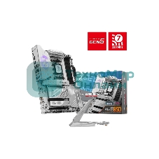 Материнская плата MSI MPG B850 EDGE TI WIFI, AM5, AMD B850, 4xDDR5, 4xSATA, 4xM.2, 1xPCIe 5.0 x16, 1xPCIe 4.0 x4, 1xPCIe 3.0 x1, 1xHDMI, 1x5Gb LAN, Wi-Fi 7, Bluetooth 5.4, 3xUSB-C 10Gbps, 1xUSB-C 20Gbps, 5xUSB-A 10Gbps, 4xUSB-A 2.0, 1xS/PDIF, 2x3.5 мм, 7.1, ATX