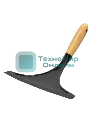 Водосгон оконный 235х230 мм, бамбуковая рукоятка, Home Palisad