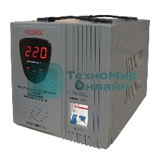 Стабилизатор напряжения Ресанта АСН-5000/1-Ц электронный однофазный серый