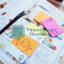 Блок самоклеящийся бумажный Stick`n 21160 51x76 мм, 100 листов, 70 г/м2, неон, оранжевый