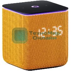 Умная колонка Яндекс Станция Миди, 24Вт, с экраном, 2 динамика, Wi-Fi, BT5.0, Zigbee, Алиса, оранжевый