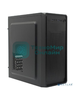 Компьютерный корпус Miditower ExeGate XP-332UC-XP500 (ATX, XP500 с вент. 12см, 2хUSB 3.0/1хTypeC, аудио, черный)