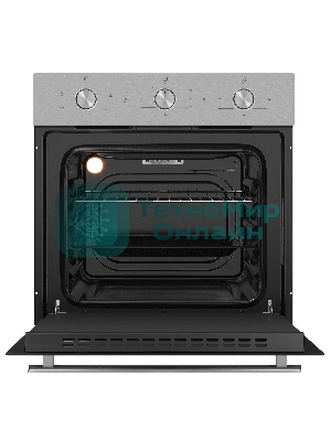 Шкаф духовой электрический Maunfeld AEOC6040S, 60л, дверца с 3 стеклами, нержавеющая сталь