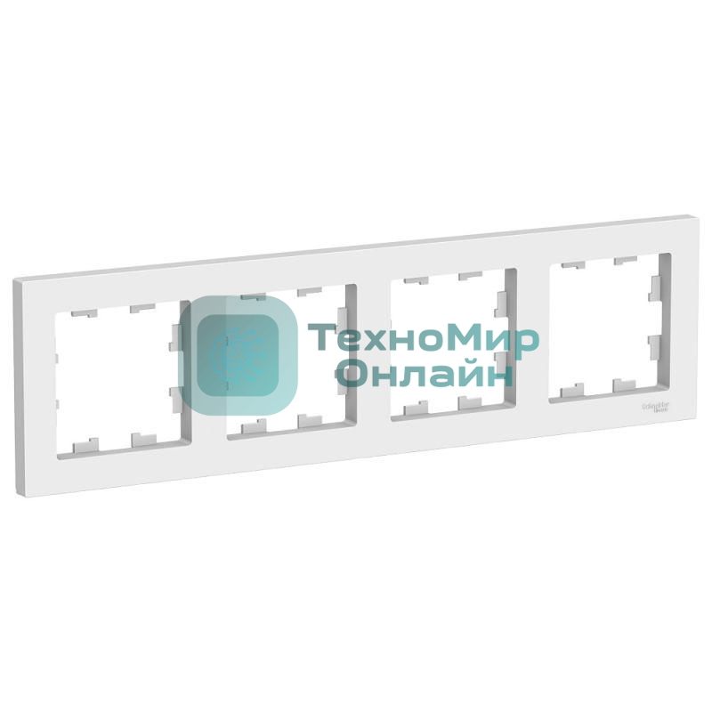 Рамка 4-м AtlasDesign универс. белый