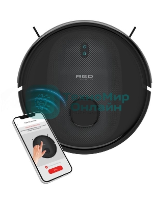 Робот-пылесос Red Solution RV-RL6100S 35Вт черный